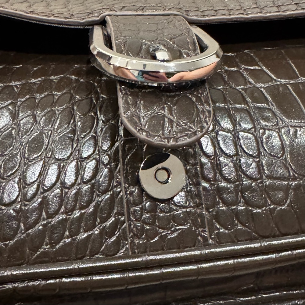 H&M Cross body Bag Faux Crocodile leather - Picture 15 of 16